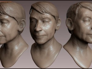 the sculpture of the human head svetin 3D Modell