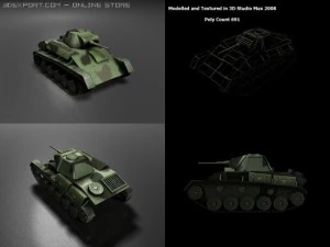 pacote de ve&iacute;culos das guerras mundiais 01 Modelo 3D
