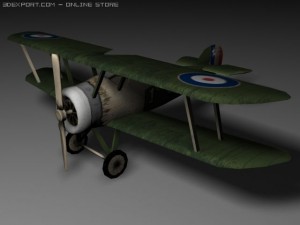 sopwith camel Modèle 3D