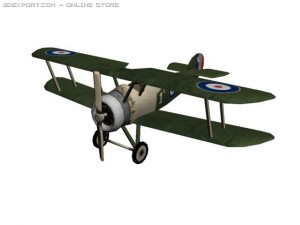 sopwith camel 3D Модель