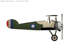 sopwith camel 3D Модель