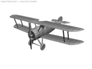 sopwith camel 3D Модель