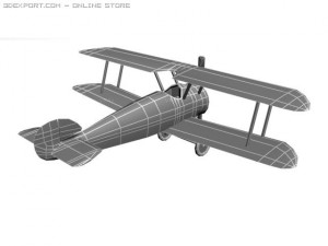 sopwith camel 3D Модель