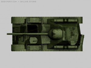 su101 experimental soviet artillery 3D Model