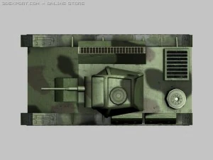 tanque leve t70 Modelo 3D