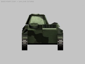 t70 light tank Model 3D