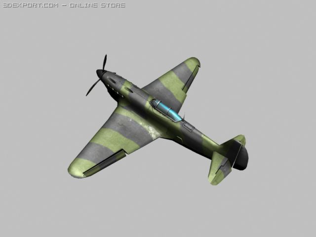 yakovlev yak9d Modelo 3D .c4d .max .obj .3ds .fbx .stl .blend 