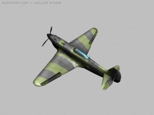 yakovlev yak9d Modèle 3D