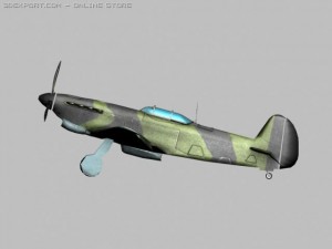 yakovlev yak9d Modelo 3D