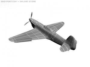 yakovlev yak9d Modelo 3D