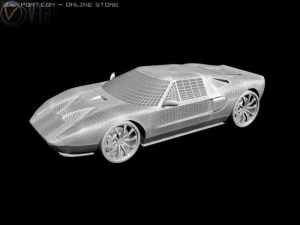 ford gt 2005 3D Model