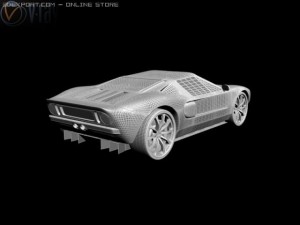 ford gt 2005 Model 3D