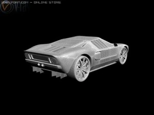 ford gt 2005 3D Model