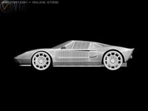 ford gt 2005 Model 3D
