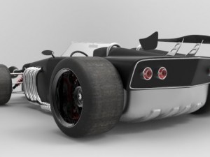 concept hot rod 3D Модель