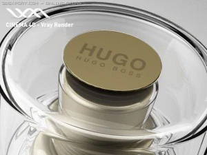 향수 flacon 휴고 xx 여성 3D 모델