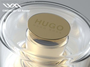 perfume flacon  hugo xx women Model 3D