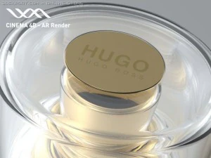 향수 flacon 휴고 xx 여성 3D 모델