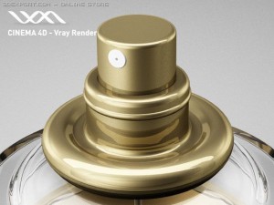 perfume flacon  hugo xx women Model 3D