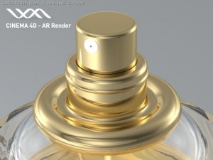 perfume flacon  hugo xx women Model 3D