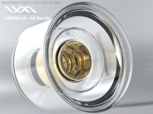 향수 flacon 휴고 xx 여성 3D 모델