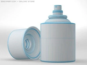 향수 flacon 휴고 xx 여성 3D 모델