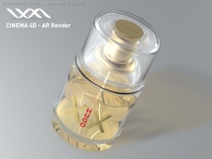 perfume flacon  hugo xx women Model 3D