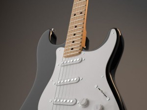 fender stratocaster eric clapton edition 3D Model