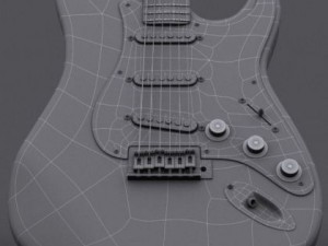 fender stratocaster eric clapton edition 3D-Modell