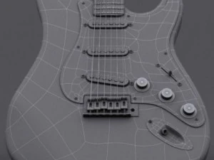 fender stratocaster eric clapton edition 3D Model