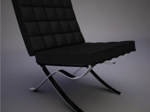 barcelona chair Model 3D