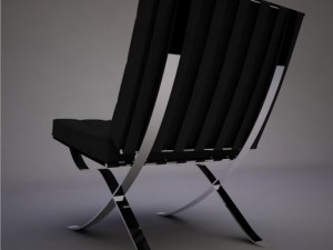 barcelona chair Model 3D