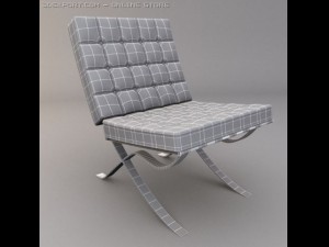 barcelona chair Model 3D