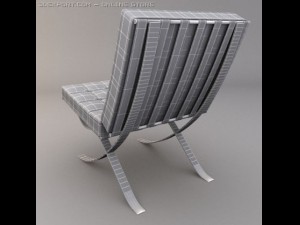 barcelona chair Model 3D
