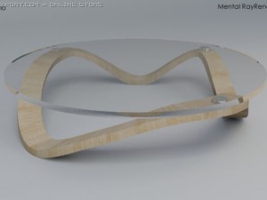 sumo coffee table 3Dモデル