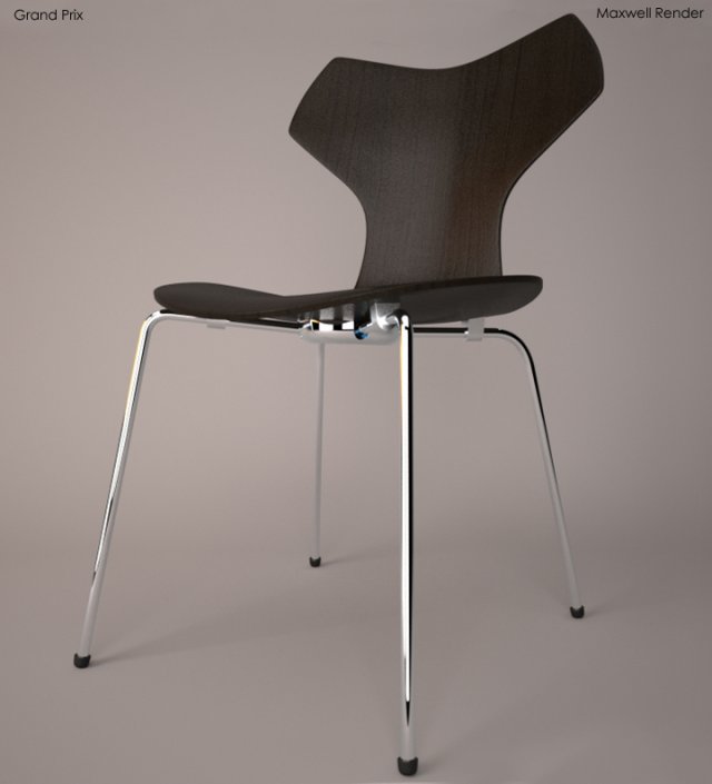 grand prix chair Modèle 3D .c4d .max .obj .3ds .fbx .stl .blend 
