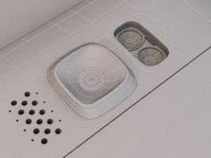 htc hd2 cellphone 3Dモデル
