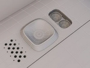 htc hd2 cellphone 3D Model