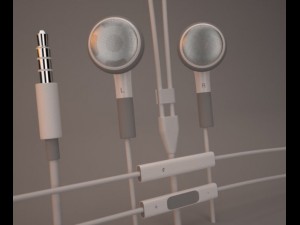 iphone  ipod touch headset Modello 3D