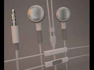 아이폰 아이팟 터치 헤드셋 3D 모델