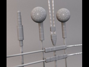 iphone  ipod touch headset Modèle 3D