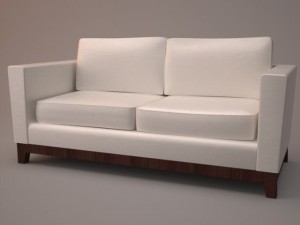 photorealistic arno sofa 3D Модель
