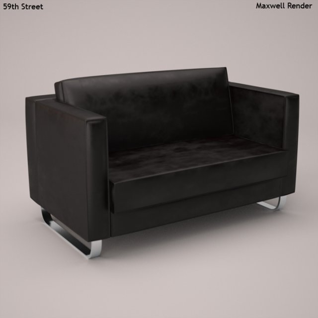 59th street sofa Modello 3D .c4d .max .obj .3ds .fbx .stl .blend 