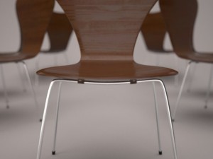 seven chair 3D 模型