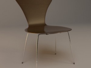 seven chair 3D 模型