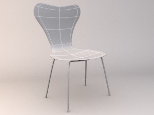 seven chair 3D 模型