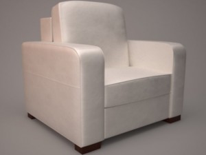 alessio armchair 3D Model