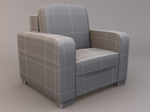 alessio armchair 3D Model