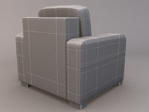 alessio armchair 3D Model