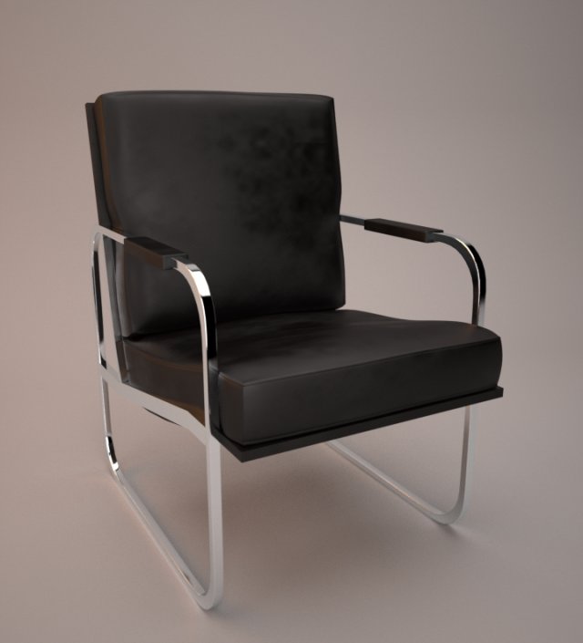 leisure chair Model 3D .c4d .max .obj .3ds .fbx .stl .blend 